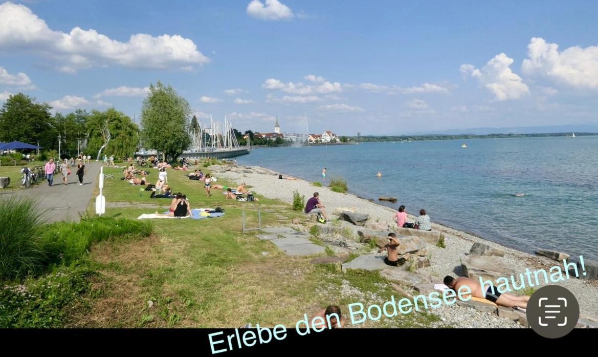Ferienwohnung Am Bodensee- Zentrale Lage, Free Parking And Wifi, 109 M2, Privater Garten, 7 Gaeste, 2X Kingsize Boxspringbett, Familienfreundlich Friedrichshafen Ngoại thất bức ảnh